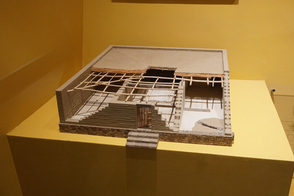 建造物の復元模型