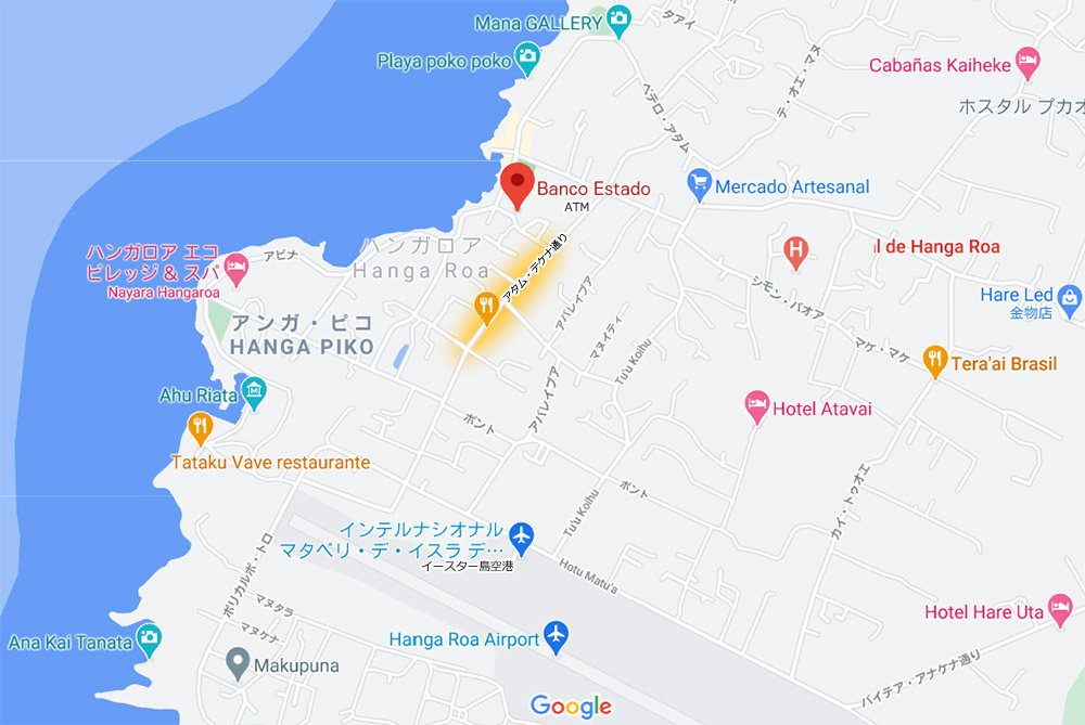 イースター島マップ