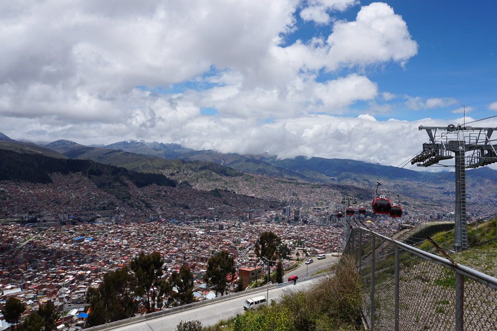 El Alto駅からの景色