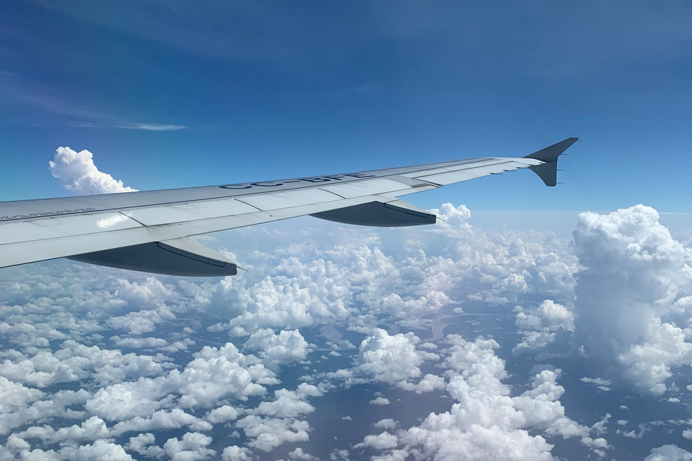 上空からみたアマゾン流域