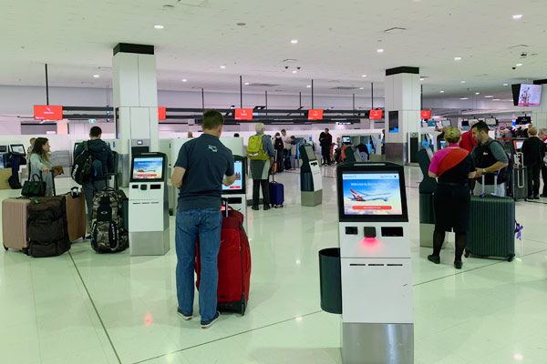 Sydney Airport checkin