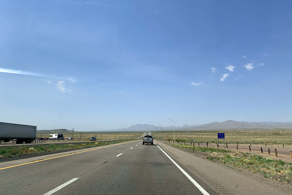 US-60号線を南へ